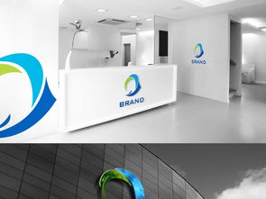 科技蓝鸟汇聚 AI设计模板引领商业服务LOGO新风尚